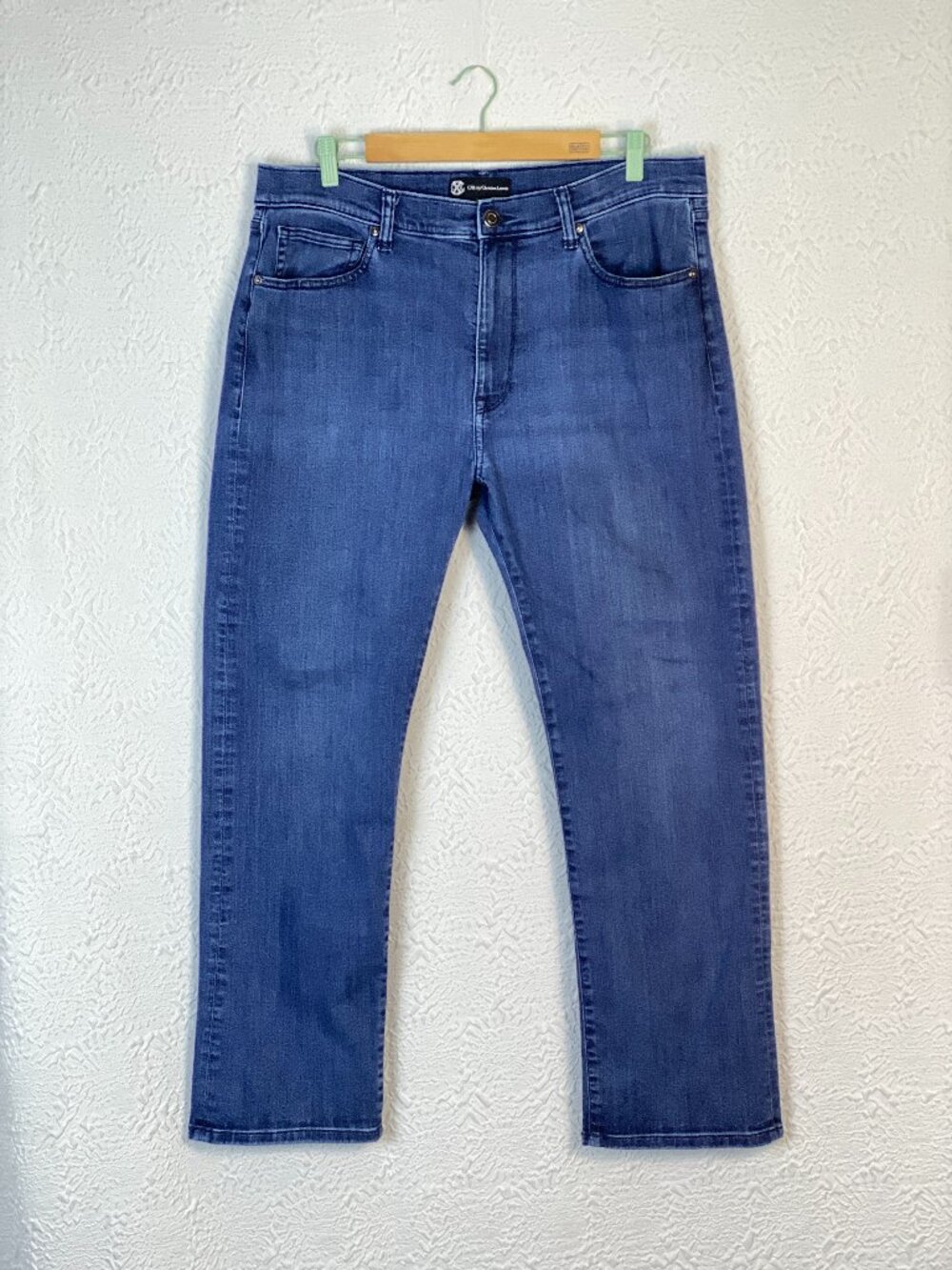 CXL by Christian Lacroix Men’s Straight Leg Stretch Jeans 36x30 Medium Wash